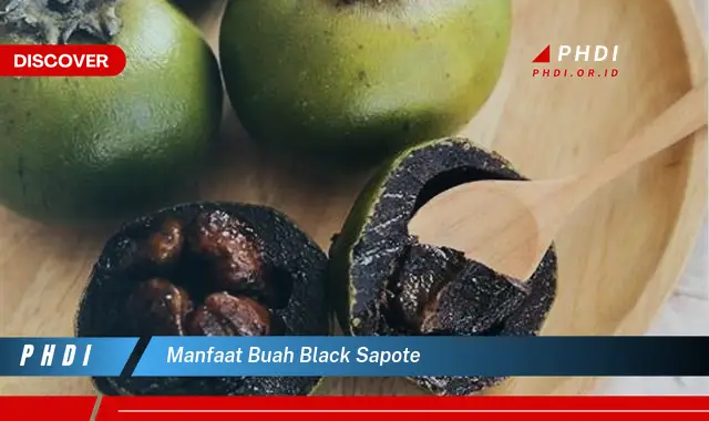 manfaat buah black sapote