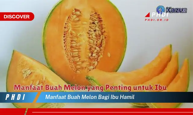 manfaat buah melon bagi ibu hamil