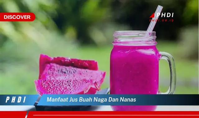 manfaat jus buah naga dan nanas