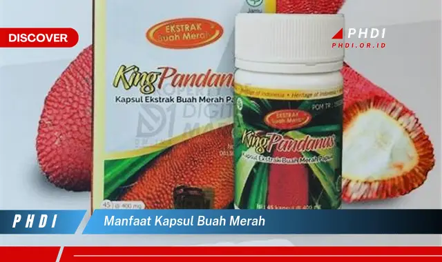 manfaat kapsul buah merah