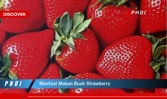 manfaat makan buah strawberry