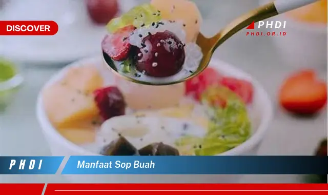 manfaat sop buah