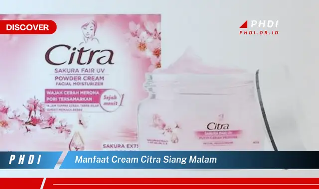 manfaat cream citra siang malam