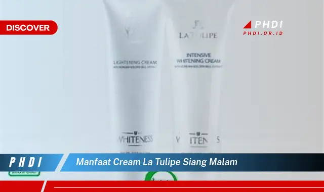 manfaat cream la tulipe siang malam