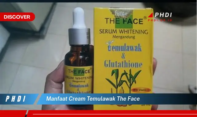 manfaat cream temulawak the face