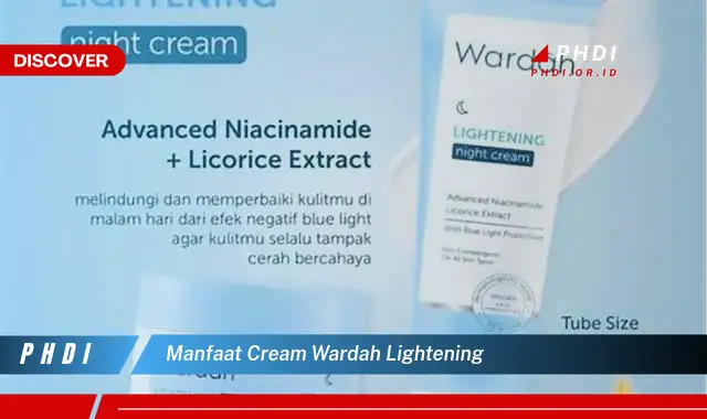 Temukan Manfaat Cream Wardah Lightening yang Bikin Kamu Penasaran