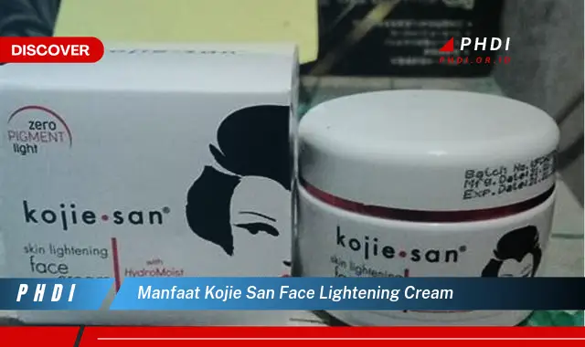 manfaat kojie san face lightening cream