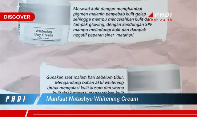 manfaat natashya whitening cream