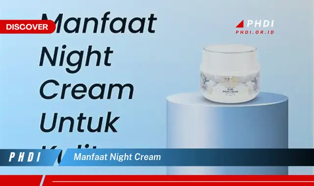 manfaat night cream