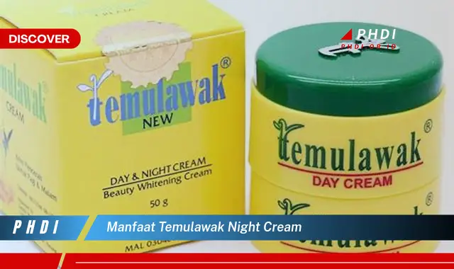 manfaat temulawak night cream