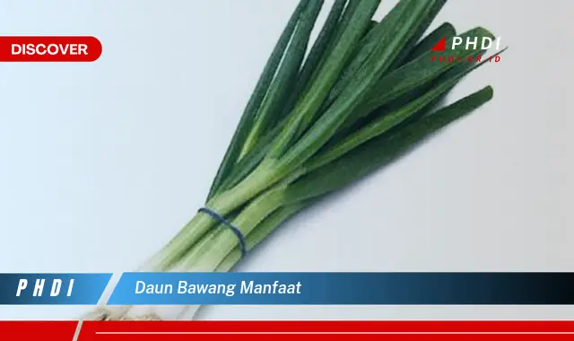 daun bawang manfaat