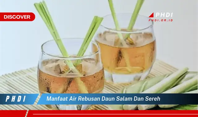 manfaat air rebusan daun salam dan sereh