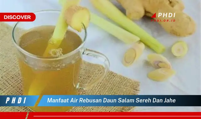 manfaat air rebusan daun salam sereh dan jahe