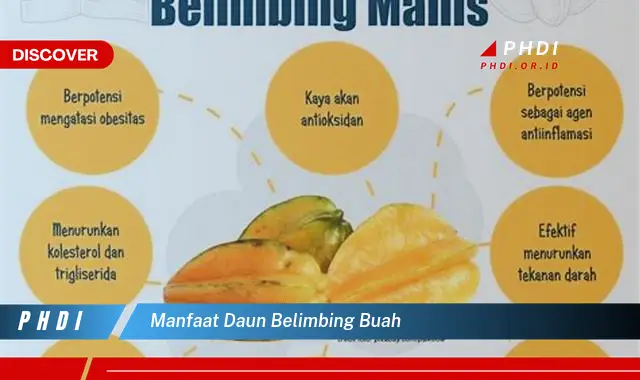 manfaat daun belimbing buah