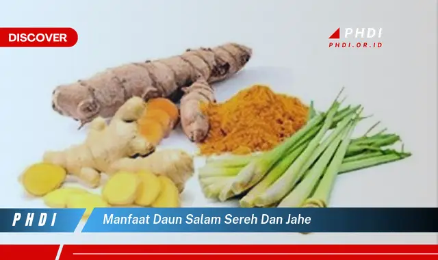 manfaat daun salam sereh dan jahe