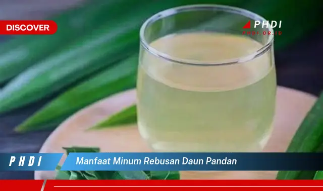 manfaat minum rebusan daun pandan