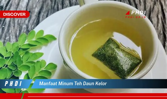 manfaat minum teh daun kelor