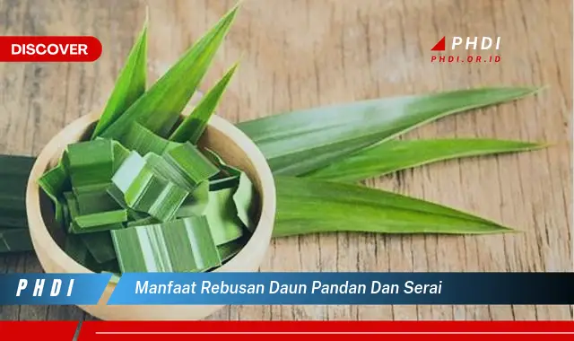 manfaat rebusan daun pandan dan serai