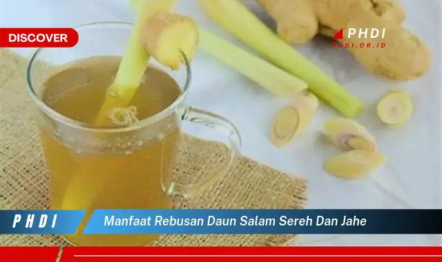 manfaat rebusan daun salam sereh dan jahe