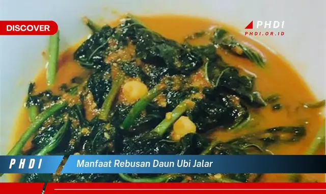 manfaat rebusan daun ubi jalar