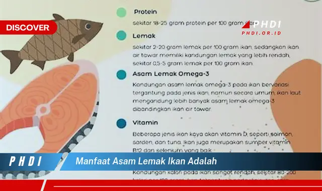 manfaat asam lemak ikan adalah