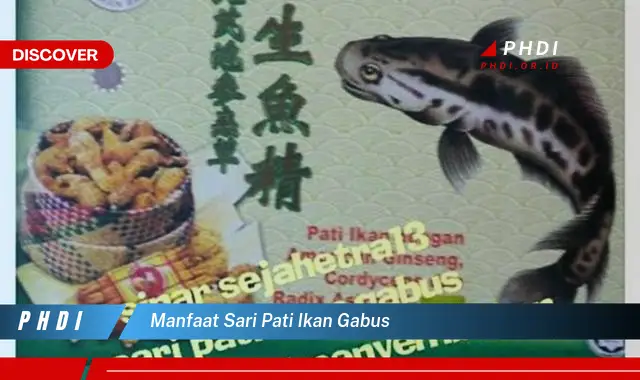 manfaat sari pati ikan gabus