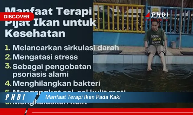 manfaat terapi ikan pada kaki