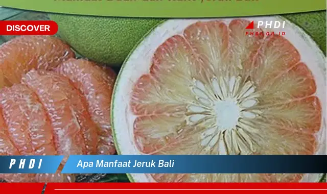 apa manfaat jeruk bali