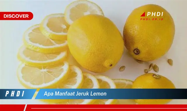 apa manfaat jeruk lemon