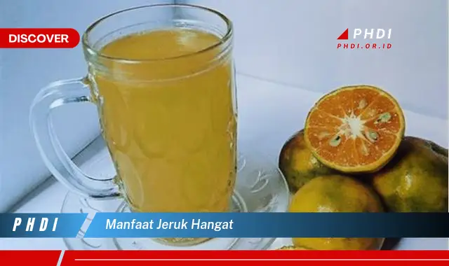 manfaat jeruk hangat