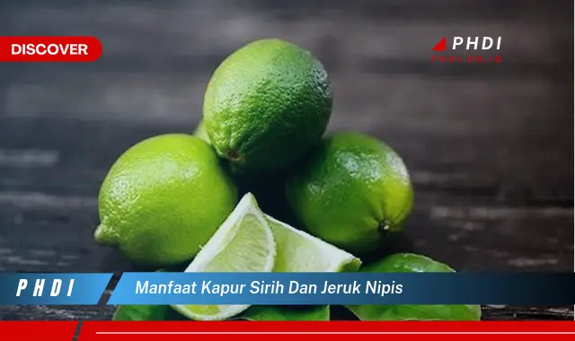 manfaat kapur sirih dan jeruk nipis