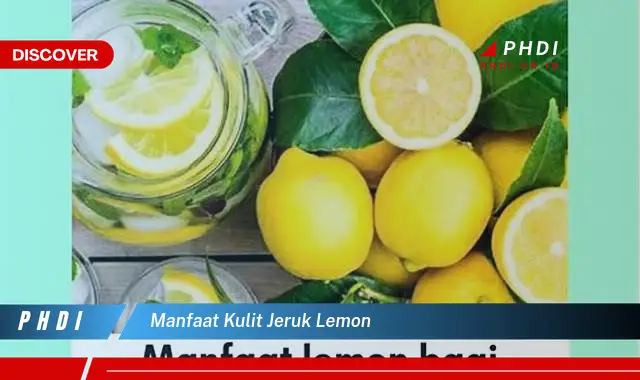 manfaat kulit jeruk lemon