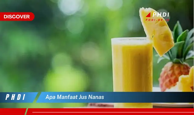 apa manfaat jus nanas