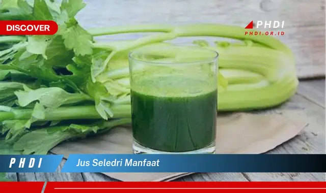 jus seledri manfaat