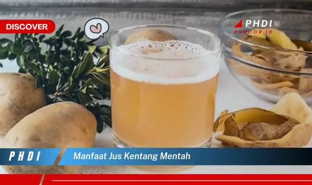 manfaat jus kentang mentah