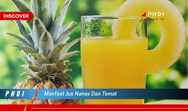 manfaat jus nanas dan tomat