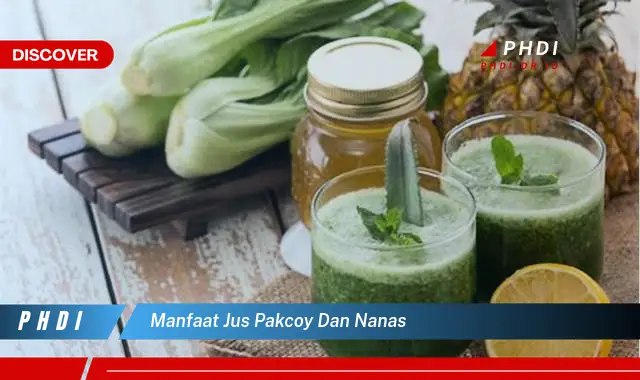 manfaat jus pakcoy dan nanas