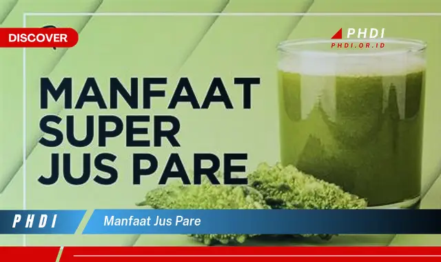 manfaat jus pare