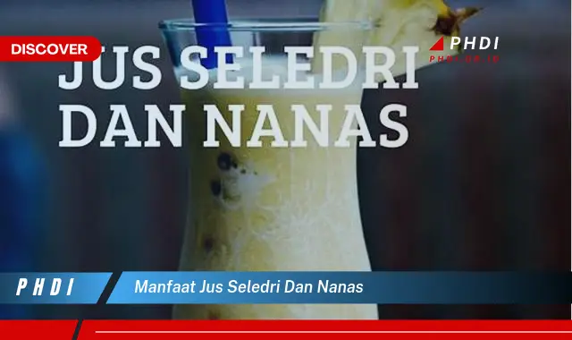 manfaat jus seledri dan nanas