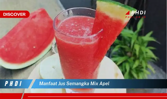 manfaat jus semangka mix apel