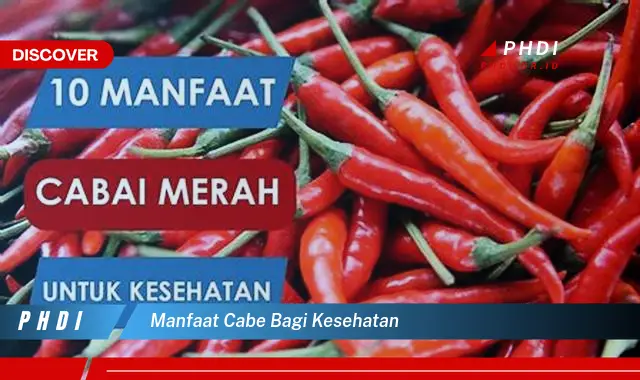 manfaat cabe bagi kesehatan