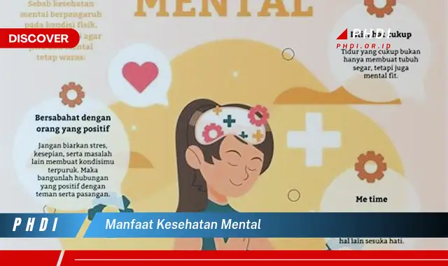 manfaat kesehatan mental