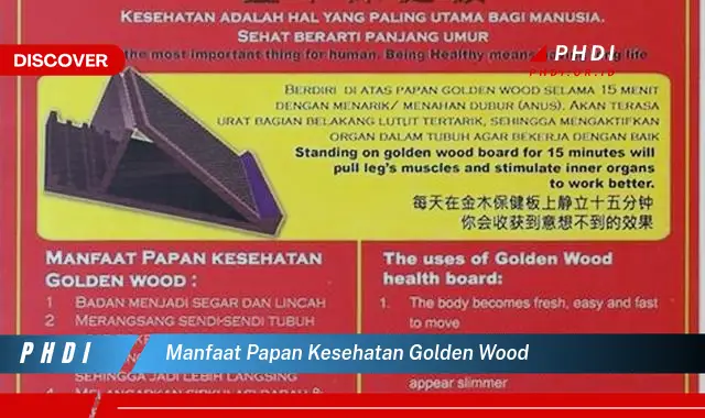 manfaat papan kesehatan golden wood