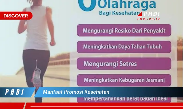 manfaat promosi kesehatan