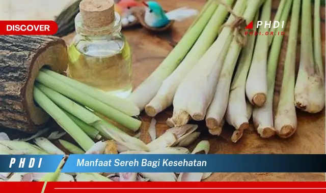 manfaat sereh bagi kesehatan