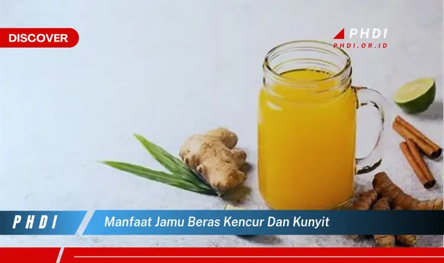 manfaat jamu beras kencur dan kunyit