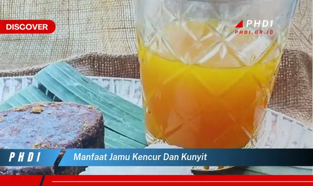 manfaat jamu kencur dan kunyit