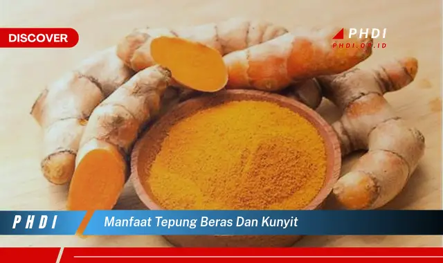 manfaat tepung beras dan kunyit