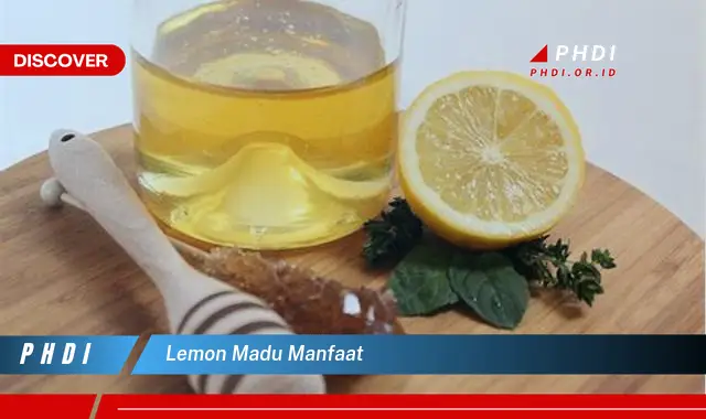 lemon madu manfaat