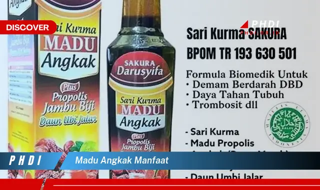 madu angkak manfaat